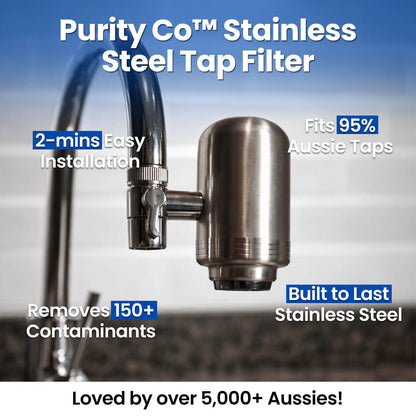 Purity Co™ Stainless Steel Tap Filter